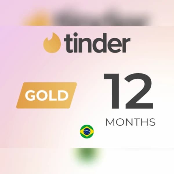 Tinder Gold - 12 Month Key - BRAZIL