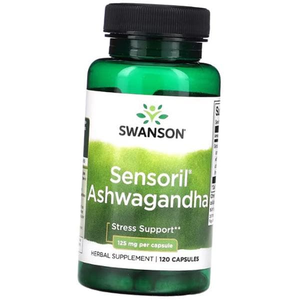 Ashwagandha, Sensoril Ashwagandha 125, Swanson  120caps (71280405)