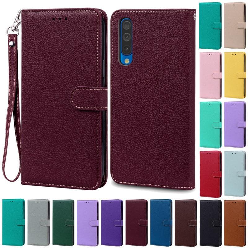 A70 Case For Samsung Galaxy A70 Case Shockproof Leather Wallet Flip Case For Samsung A70 A 70 A705F Case Soft Silicone Cover