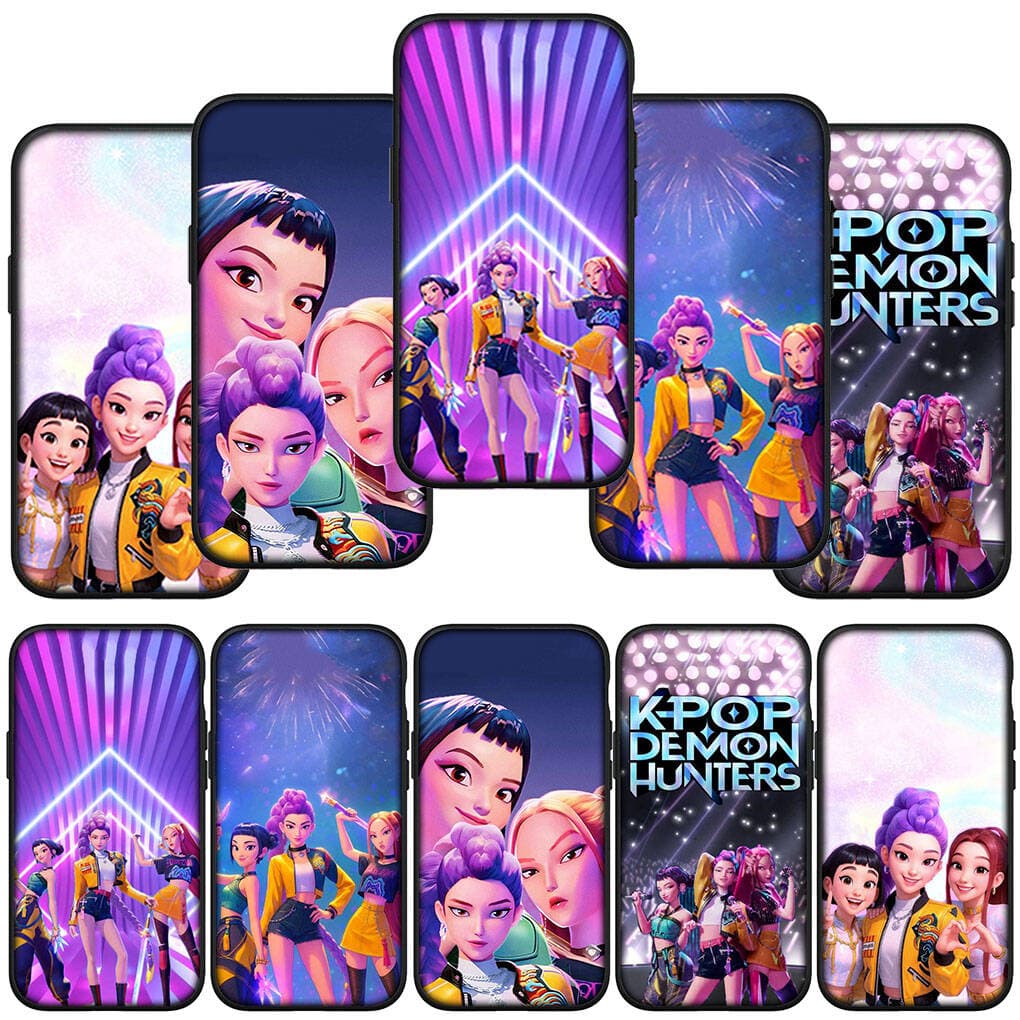 Phone Case for Samsung Galaxy S25 S23 S22 S24 Ultra FE A05 A06 A15 A16 A36 A37 A35 A54 A55 A56 A57 A25 A26 A53 A17 Mira KPop Demon Rumi Hunter X Zoey