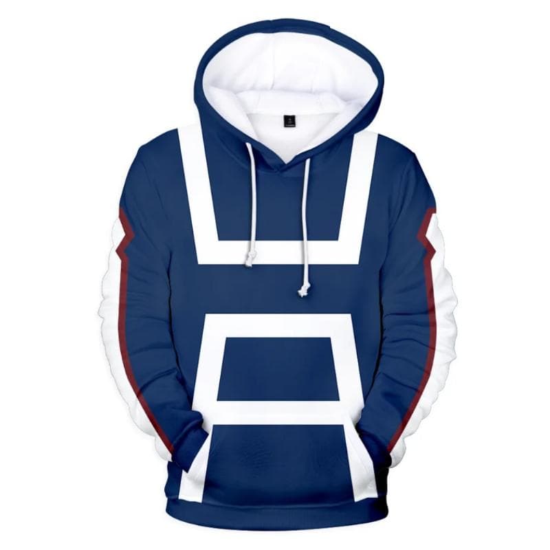 My Hero Academia Midoriya Izuku All Might Cosplay Costume School Uniform Boku No Hero Academia 3D Print Mens Hoodies Sweatshirts cm