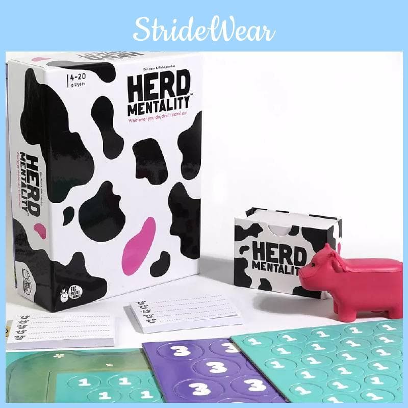 Herd The Mentality Udderly Addictive Kids Family Board Card Game Players 6