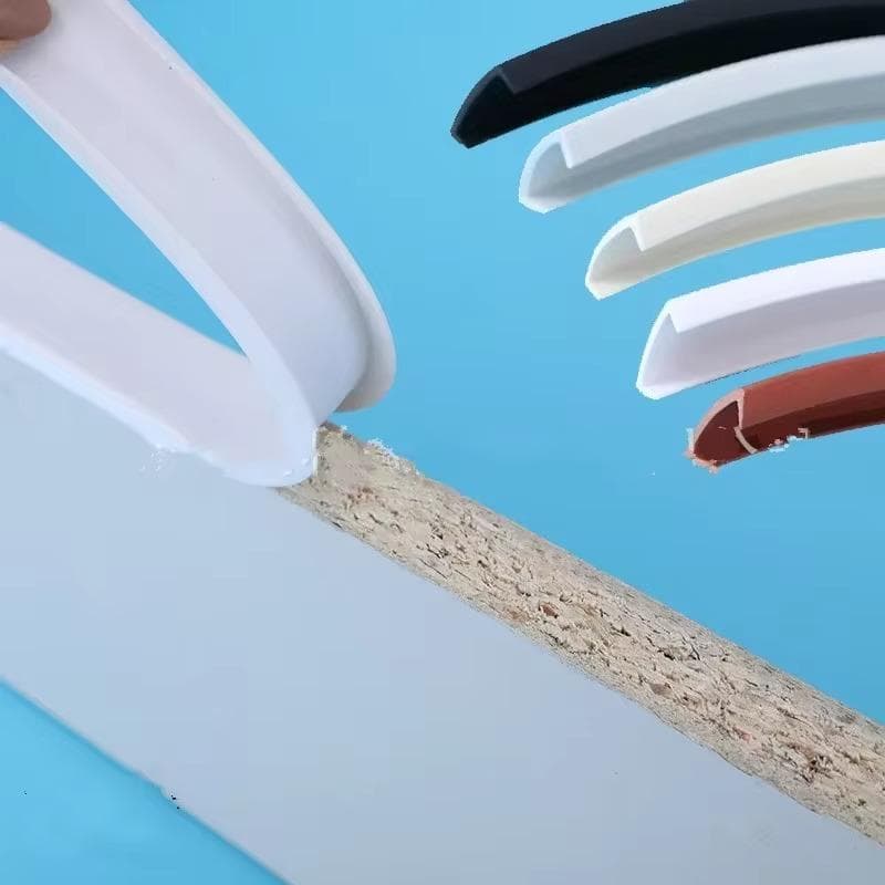 U Edge Banding Veneer Edging Furniture Soft PVC Edgeband  9MM 10MM 12MM 14MM 16MM 18MM 20MM 25MM White Beige Gray Black brown brown