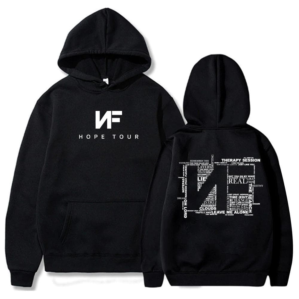 Nf Hope Tour Hoodie Nf Merch Nf Music Album Hoodie Gift for Nf Fan Pullover Tops Streetwear cm
