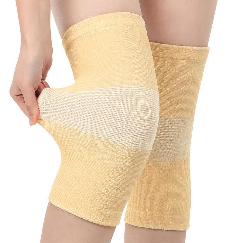 2-Pack Bamboo Knee Compression Sleeve for Men and Women, Compression Knee Sleeve for Running, Volleyball