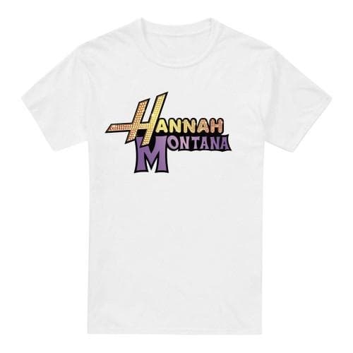 Camp Rock Mens Hannah Montana Logo T-Shirt cm white