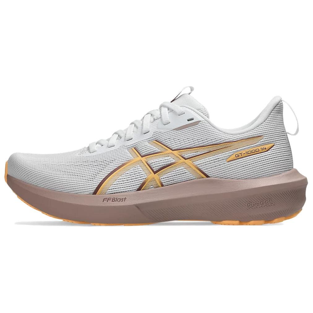 ASICS  GT 1000 14 White Rubble Red Women Sneakers 1012B859-100 cm