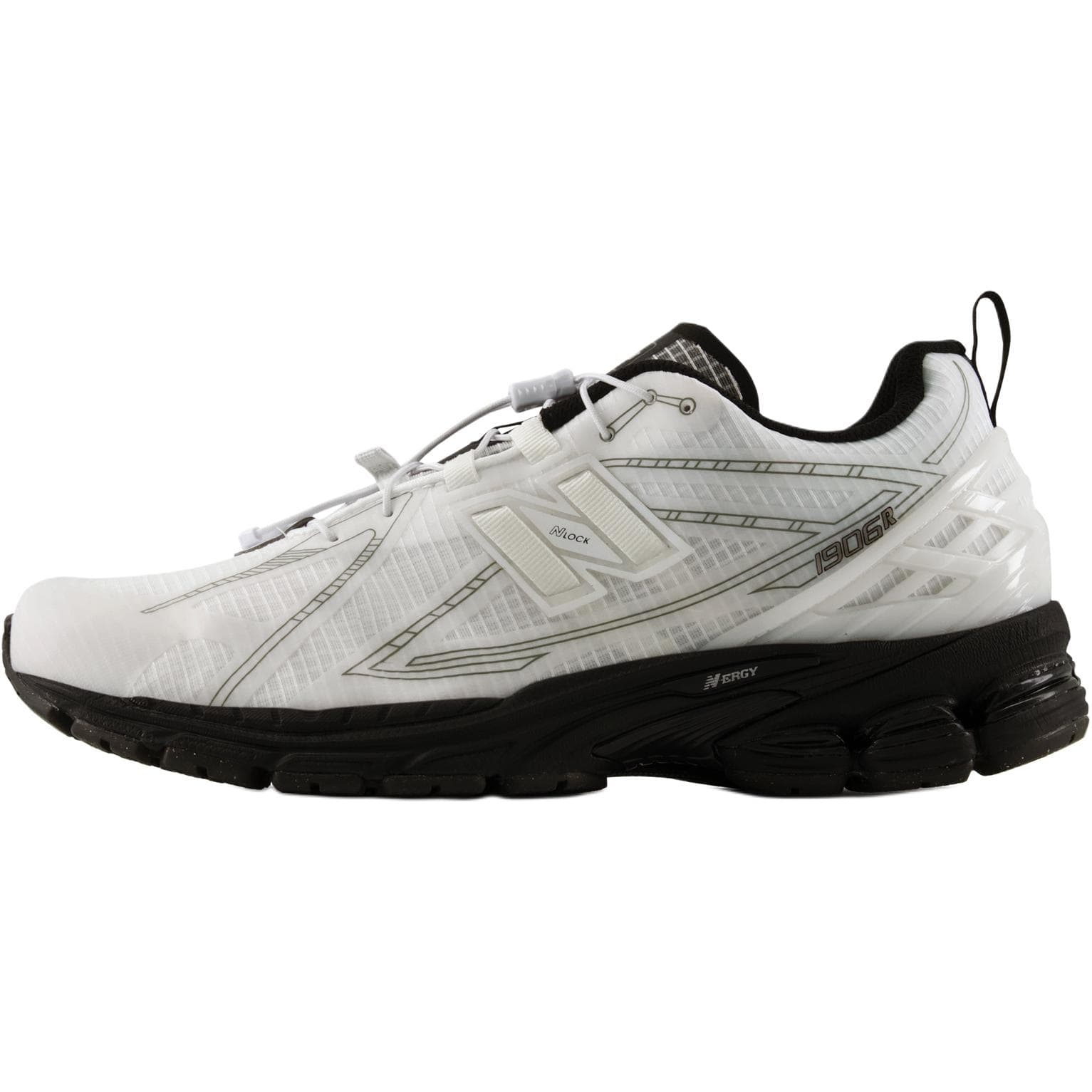New Balance 1906R No Sew Pack - White Black Unisex Sneakers U1906RNA cm