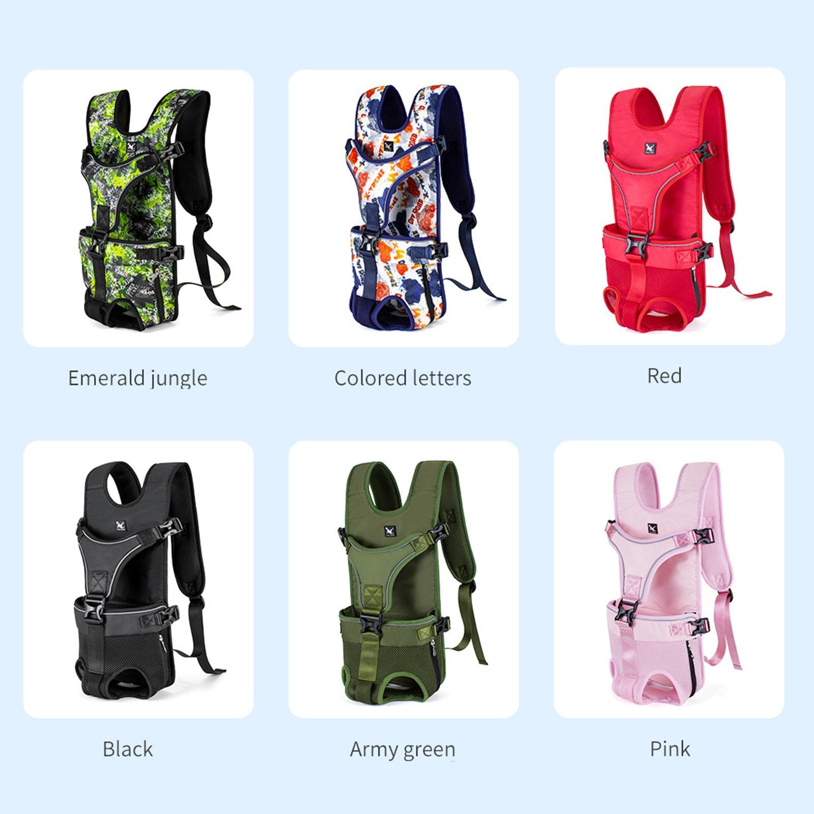 TAILUP Pet Carrier Backpack for Dogs Water-Resistant Adjustable Comfortable Convenient Suitable for red