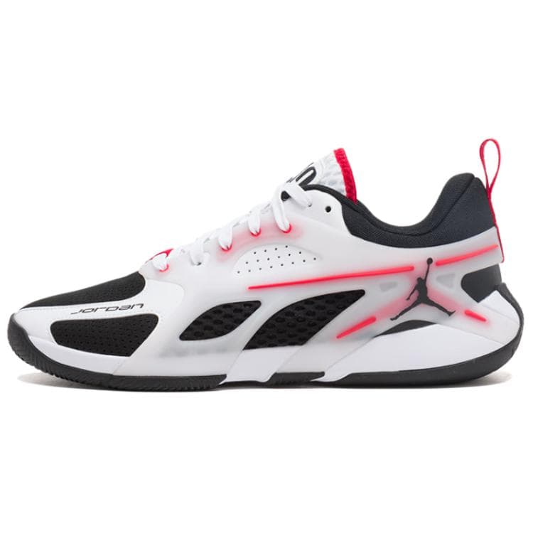Air Jordan Heir PF Bloodline Men Sneakers Black White Fire-Red FQ3859-106 cm