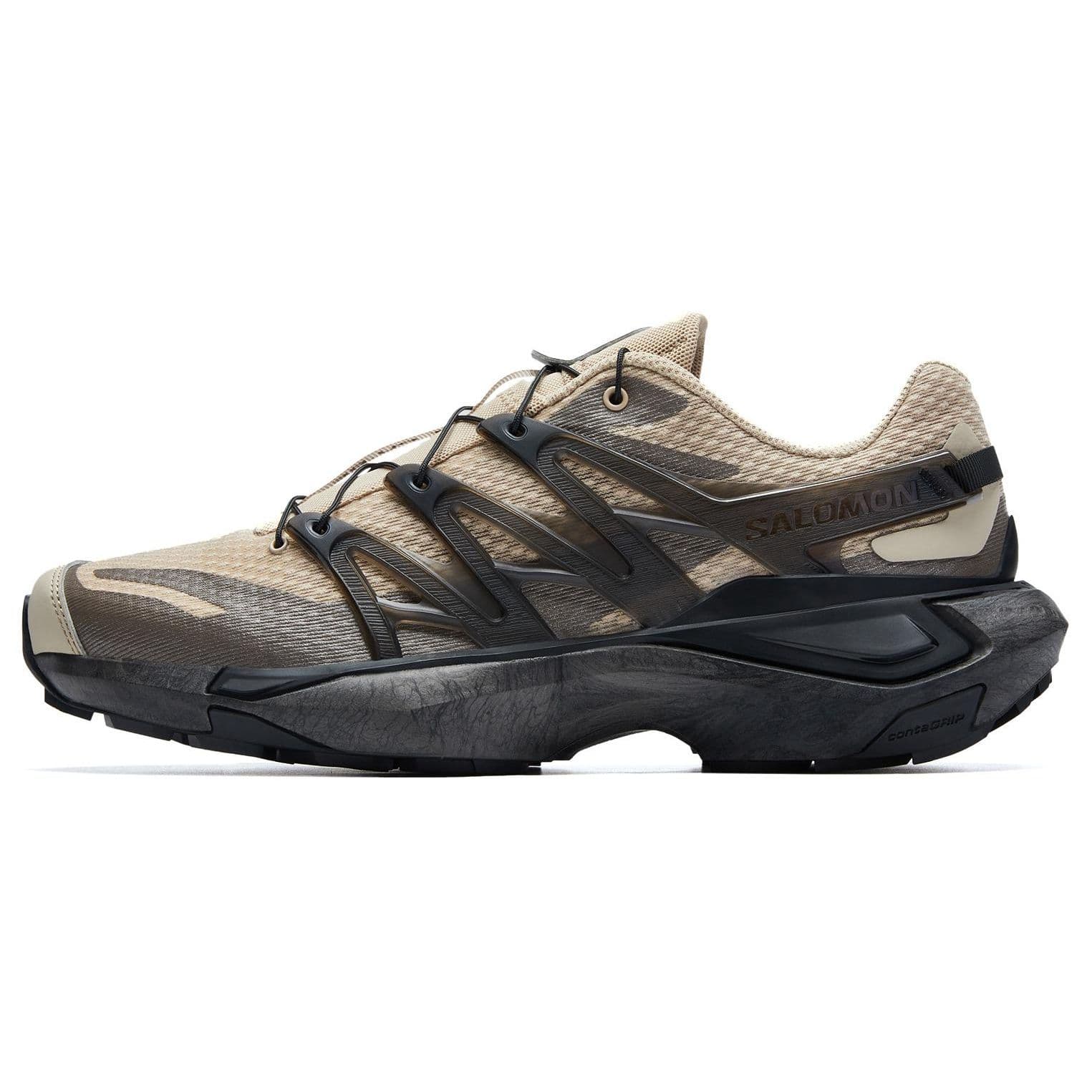 Salomon Xt Pu.Re Advanced Comfortable Versatile Shock Absorbing Breathable Low Top Trail Running Shoes Unisex sneaker Gray Brown 474462 cm