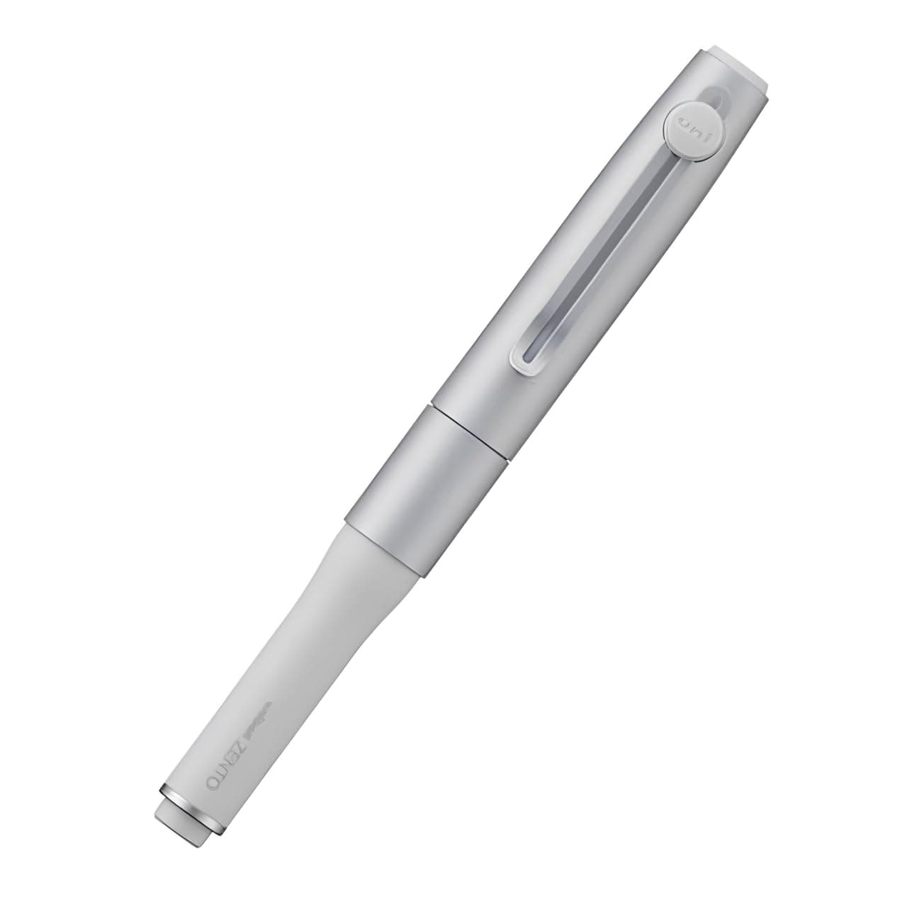 One Zento 0 38 mm Signature Silver Ballpoint Pen Uni-ball