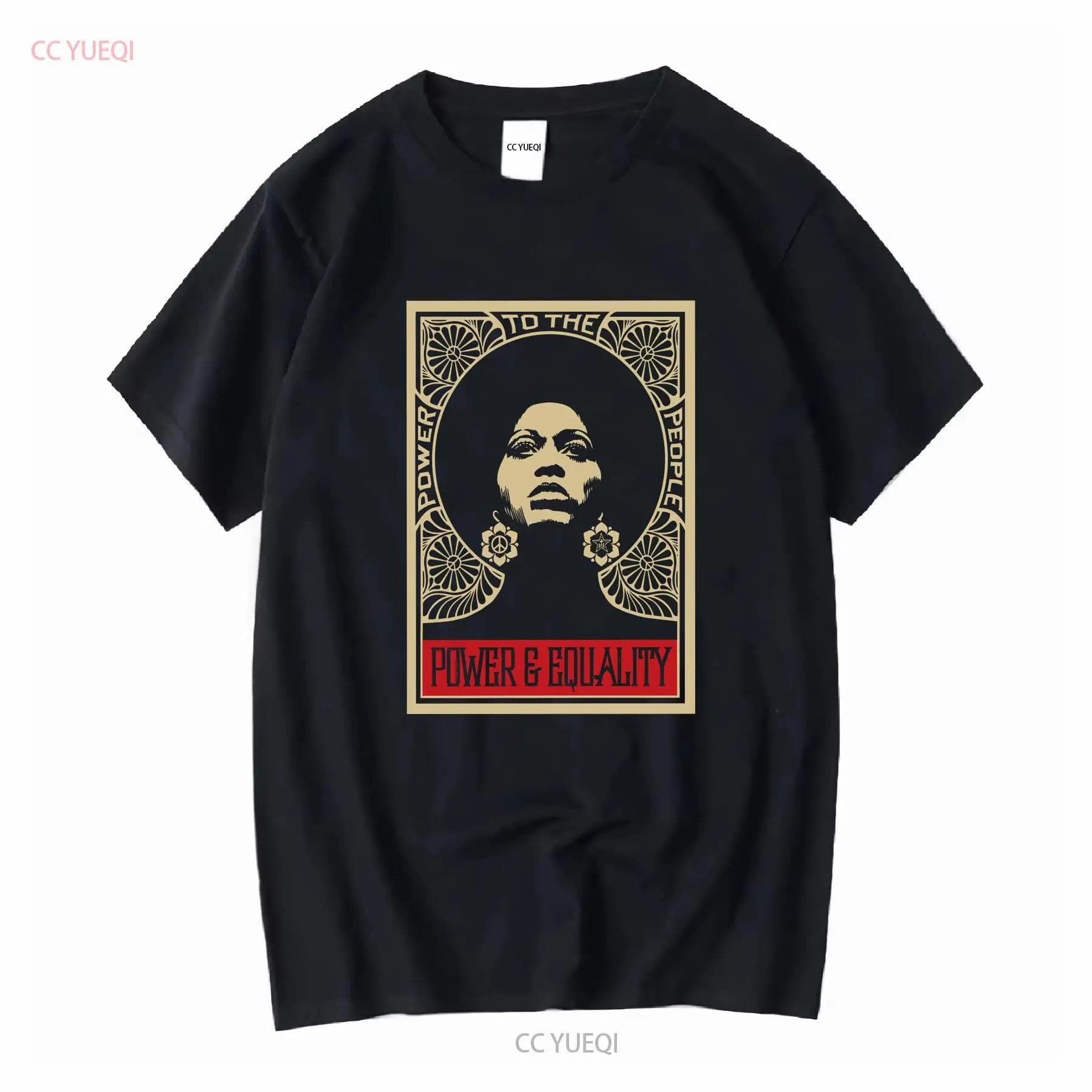 Express Delivery Angela Davis T Shirt Black History Vintage s For Him Her Power African American long or short sleeves vintage cm