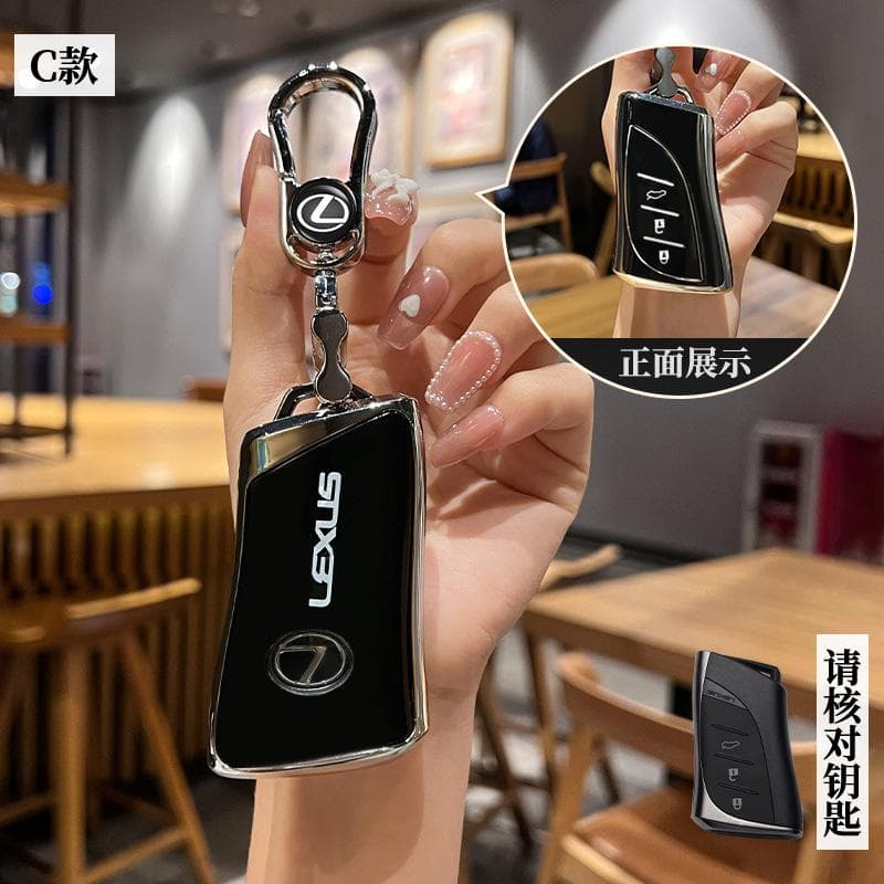 AAQT1 TPU Car Key Case Cover Holder Shell For Lexus US200 US260H LX570 NX ES UX US ES UX200 UX250H ES300H ES350 Keychain Accessories