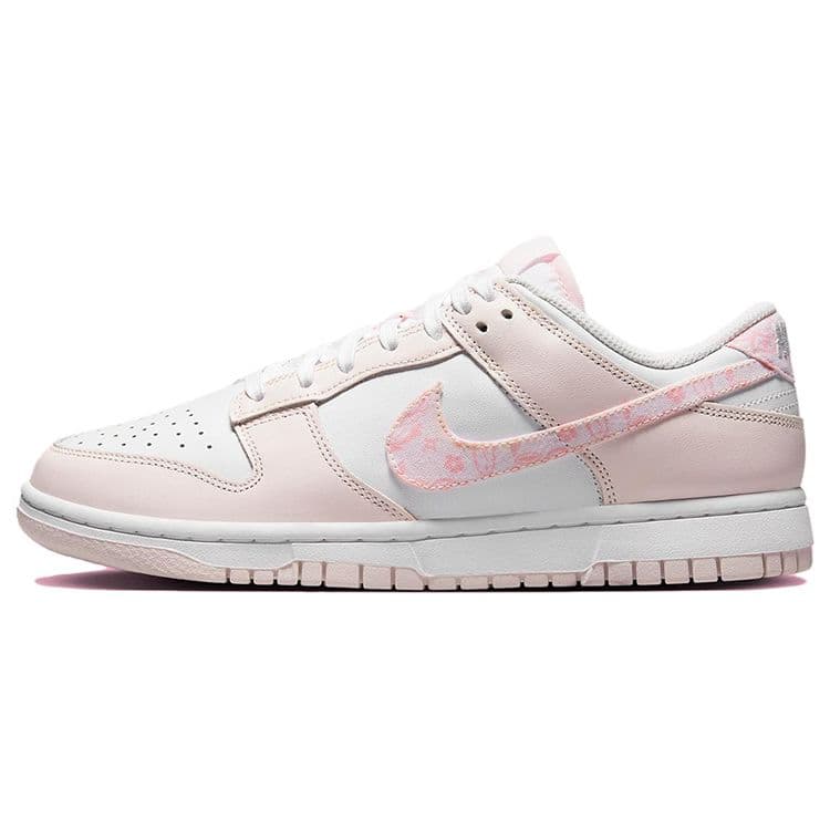 Nike  Dunk Low Pink Paisley Women Sneakers White Medium-Soft-Pink Pearl-Pink FD1449-100 cm