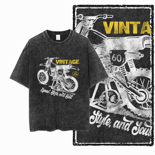 THE COOLMIND YM MOTOR CYCLE THEME Cotton T-Shirt cm