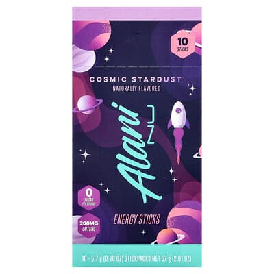 Alani Nu, Energy Sticks, Cosmic Stardust™, 10 Stickpacks, 0.2 oz (5.7 g) Each