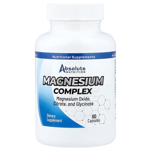 Absolute Nutrition, Magnesium Complex, 60 Capsules (250 mg per Capsule)