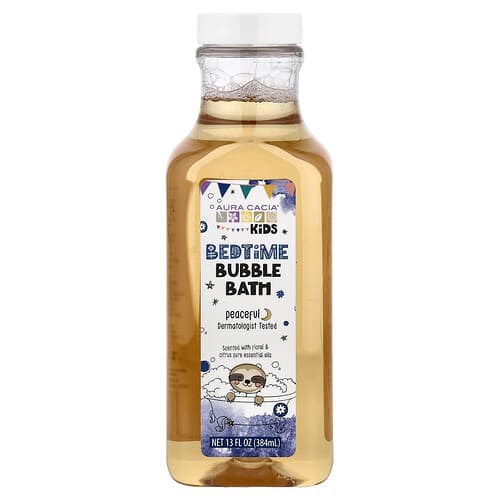 Aura Cacia, Kids, Bedtime Bubble Bath, Peaceful , 13 fl oz (384 ml)