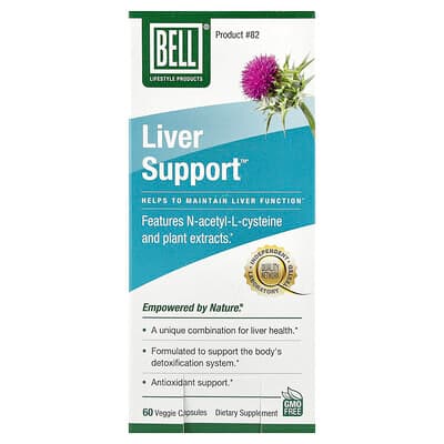 Bell Lifestyle, Liver Support™, 60 Veggie Capsules