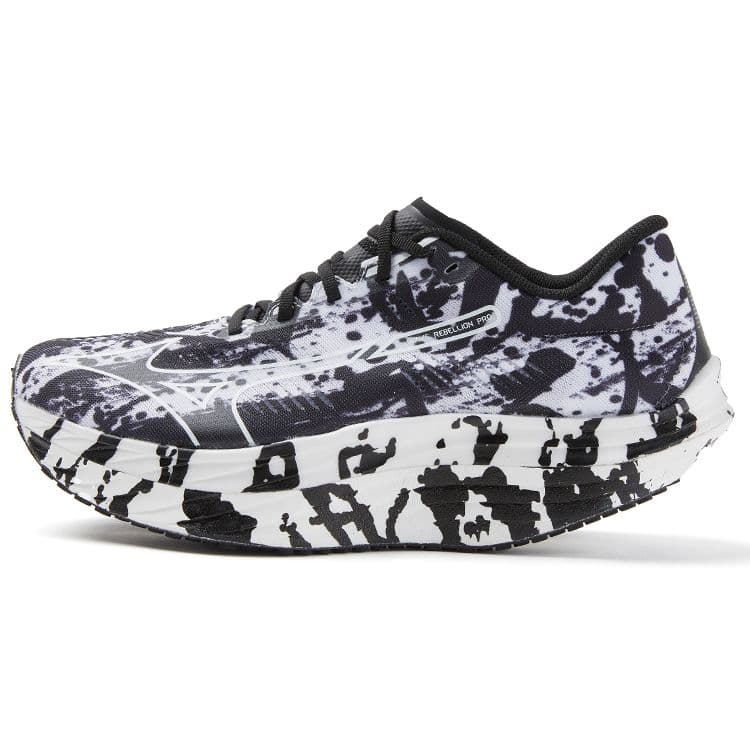 Mizuno Wave Rebellion Pro Splash Color Cushioning Non-Slip Durable Low-Top Marathon Running Shoes Unisex Running Shoes White Black J1GC231702 cm