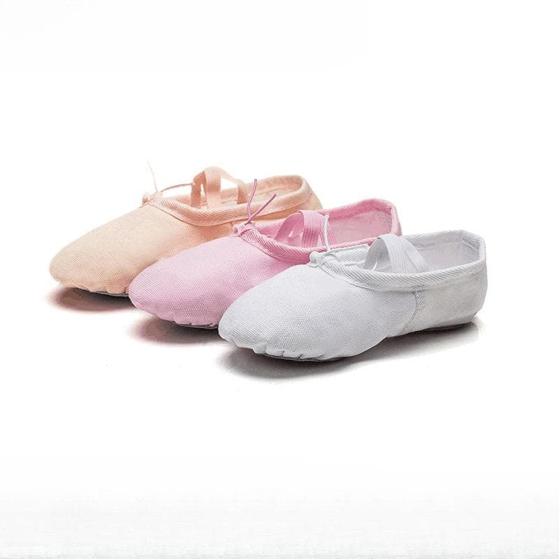 Children's Dance Shoes Girls Soft Bottom Shoes Practice Shoes Adult Dancing Shape Shoes Teachers Ethnic Flesh Color Ballet Shoes cm champagne
