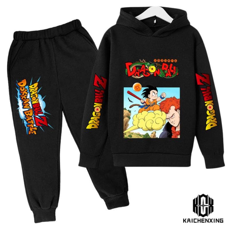 Anime Dragon Ball Z Hoodie Set For Boys Clothes Kids Hoodies Anime Clothes Goku Hoodie Girls Sweatshirt Children 3-14y cm