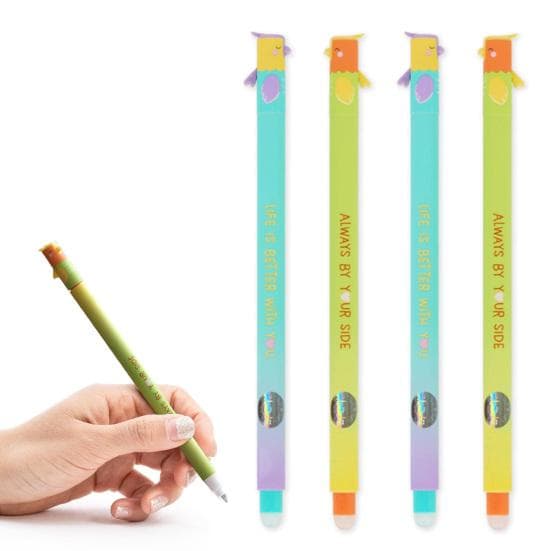 Erasable Pen Set Valentine's Day 2026 Gel Pens Smooth Writing Reusable Thermal Ink Holiday Card Pen for Love Cards Holiday Gifts