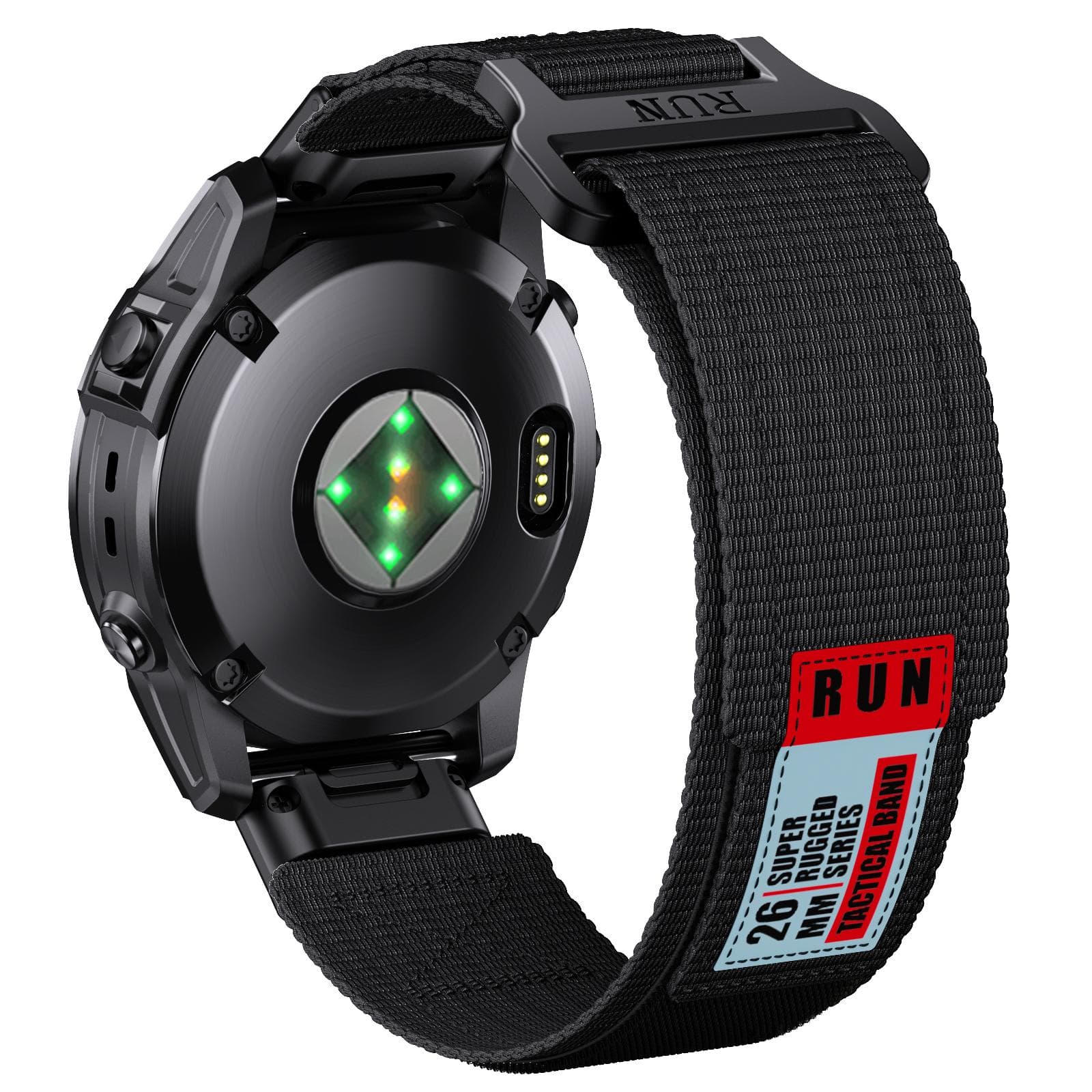 Runcool 22mm 26mm wide Garmin Fenix 7 7X Pro 6 6X 5 5X Plus QuickFit strap instinctive 2 replacement bracelet