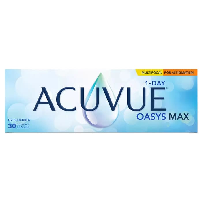 Acuvue Oasys Max 1-Day Multifocal for Astigmatism (30 contact lenses)