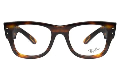 Ray-Ban Mega Wayfarer RX0840V 2144 51 Striped Havana