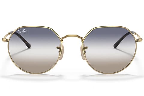 Ray-Ban RB3565 Jack 001/86 Arista Gold 53 Blue/Brown Gradient
